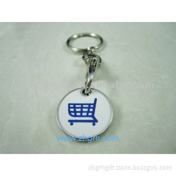 custom metal trolley coin holder